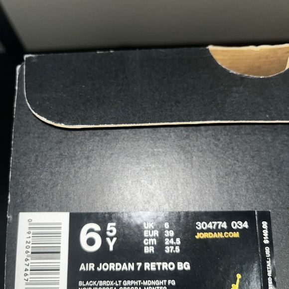 Jordan Retro 7 Bordeaux - Picture 8 of 10